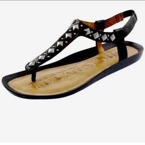 Lucky Brand AASIA Leather Studded Sandals